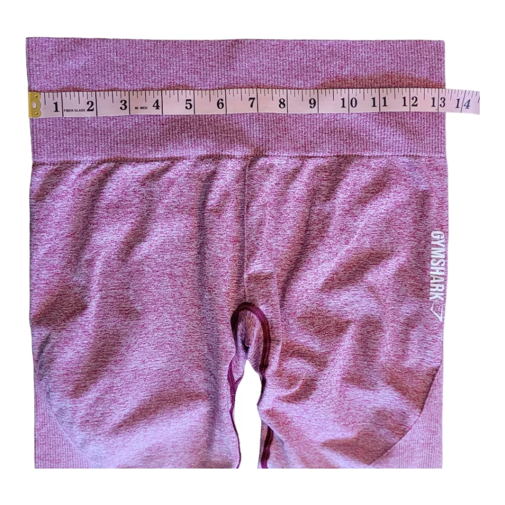Gymshark Ombre Seamless High Rise Leggings Chalk Pink Beet Contour Leggings S